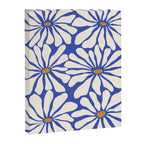 Sunny Floral Blue Canvas Print Gallery Image 6