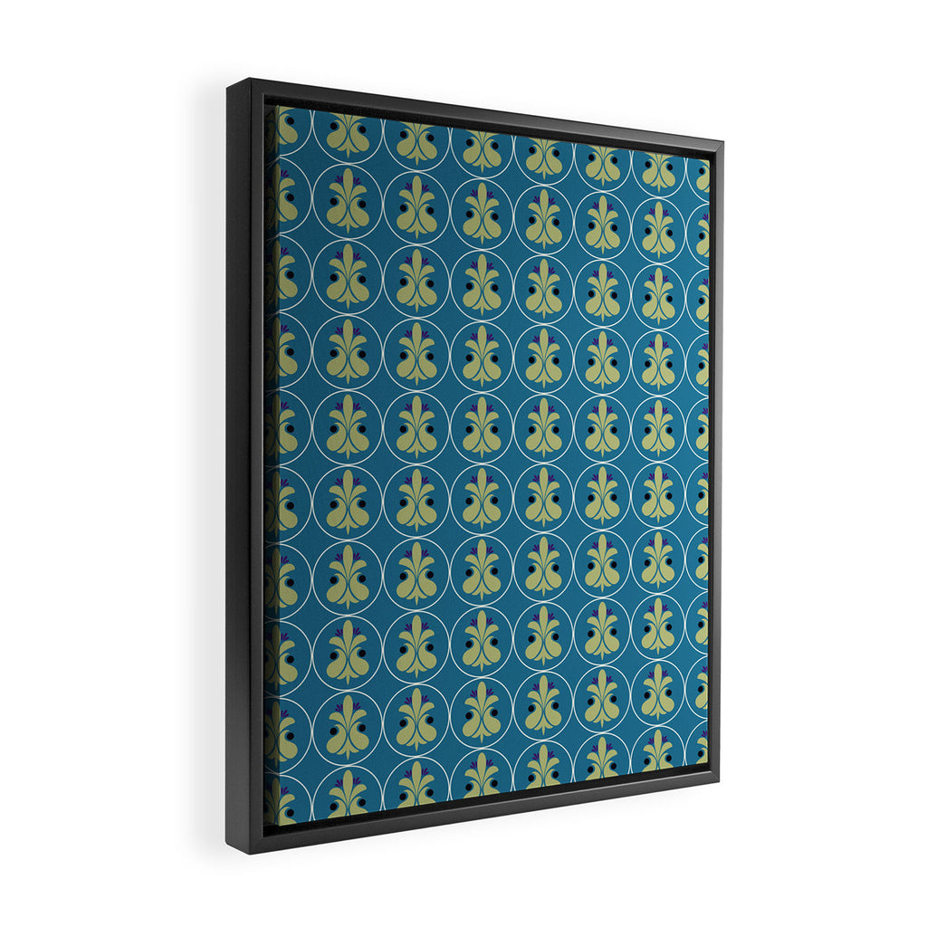 Sunny Tiles Framed Canvas Print Gallery Image 2