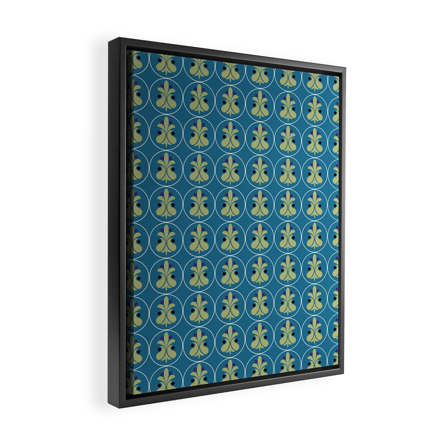 Sunny Tiles Framed Canvas Print Gallery Image 2