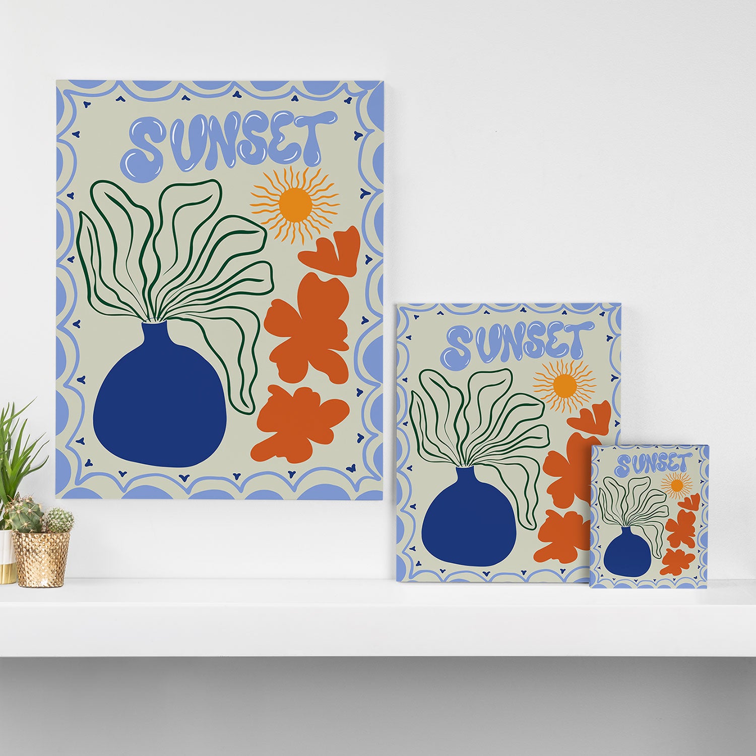 Sunset Canvas Print Gallery Image 3