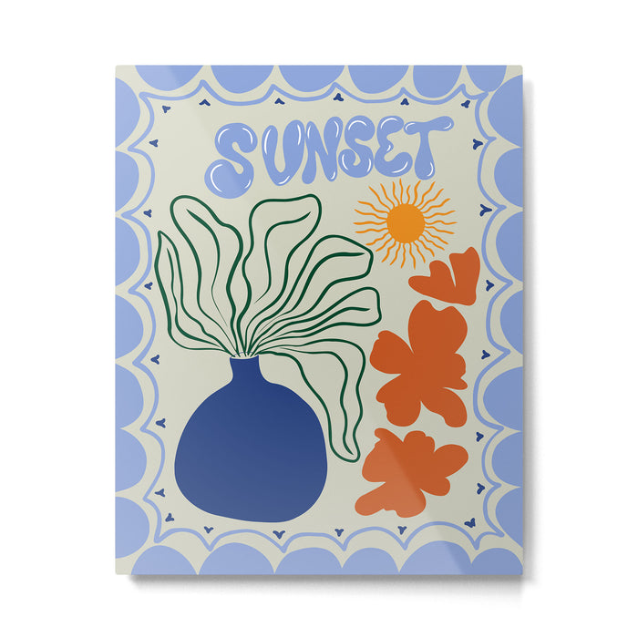 Sunset Metal Print Gallery Image 1