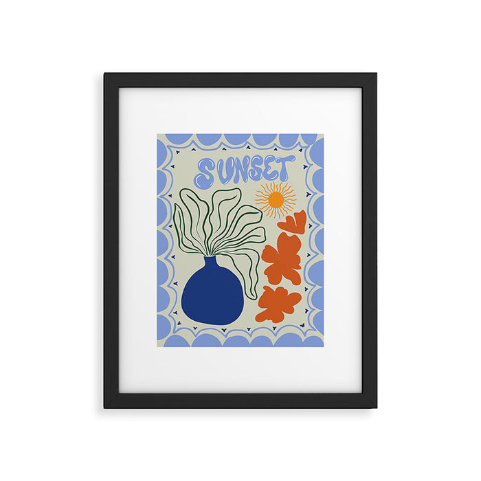 Sunset Framed Art Print Gallery Image 1