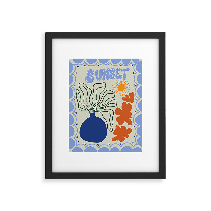 Sunset Framed Art Print Gallery Image 5
