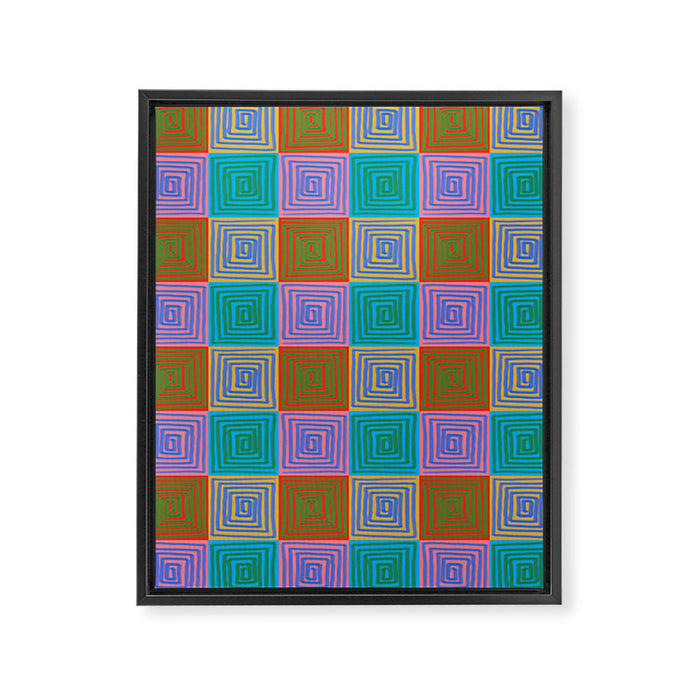 Tassellation Dreams 1 Framed Canvas Print Gallery Image 1