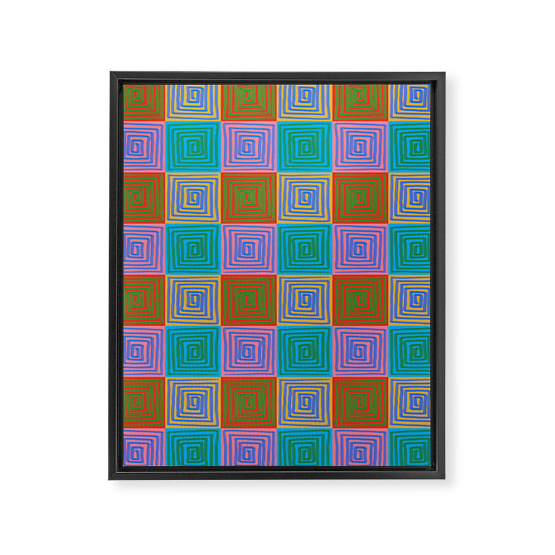 Tassellation Dreams 1 Framed Canvas Print Gallery Image 8