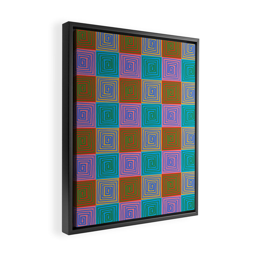 Tassellation Dreams 1 Framed Canvas Print Gallery Image 2