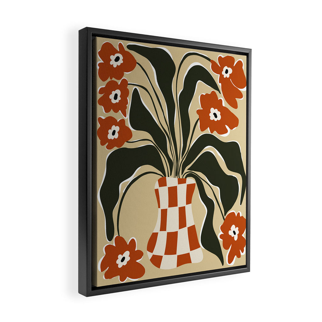Terracotta Spring   Framed Canvas Print Gallery Image 2