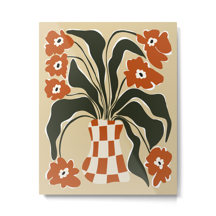Terracotta Spring   Metal Print Gallery Image 1