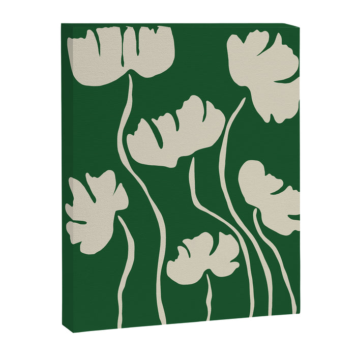 The magical Green floral Canvas Print Gallery Image 1