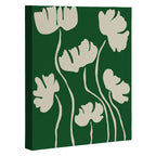 The magical Green floral Canvas Print Gallery Image 3