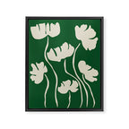 The magical Green floral Framed Canvas Print Gallery Image 6