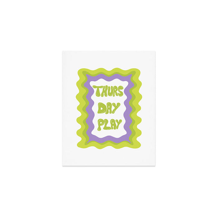 Thursday-Play Art Print Gallery Image 1