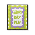 Thursday-Play Framed Canvas Print Gallery Image 6