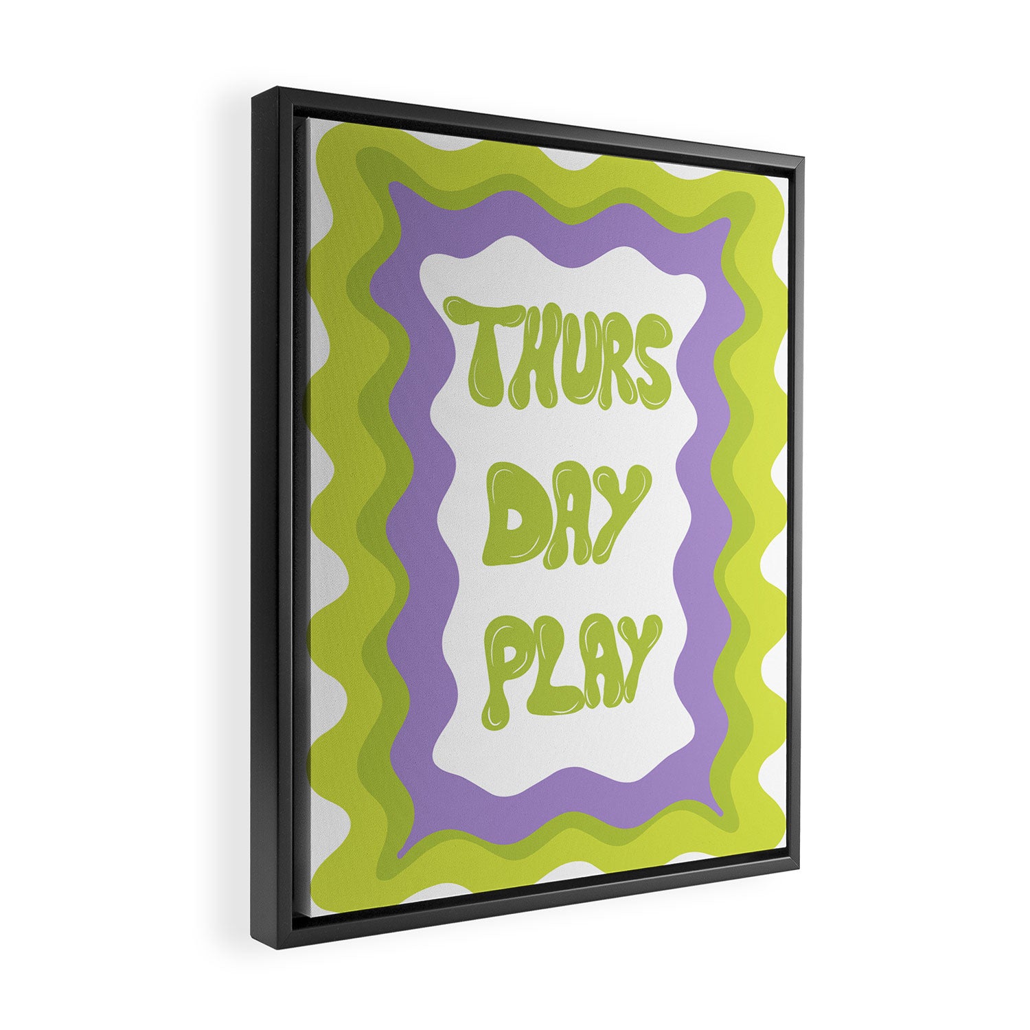 Thursday-Play Framed Canvas Print Gallery Image 2