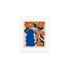 Tropical flower pot Art Print Gallery Image 1