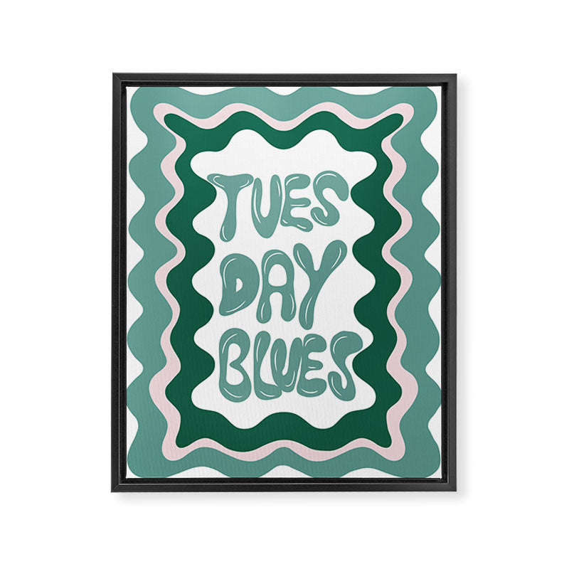 Tuesday-Blues Framed Canvas Print Gallery Image 6