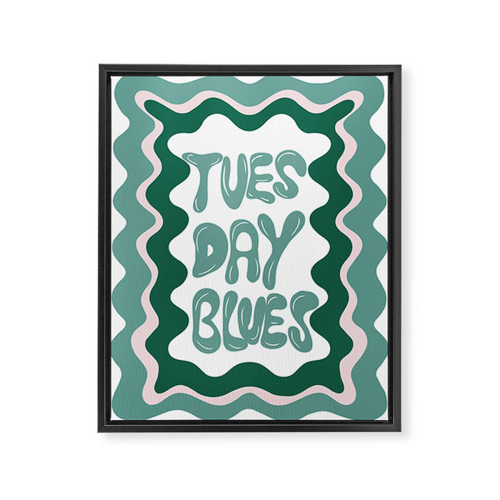 Tuesday-Blues Framed Canvas Print Gallery Image 1