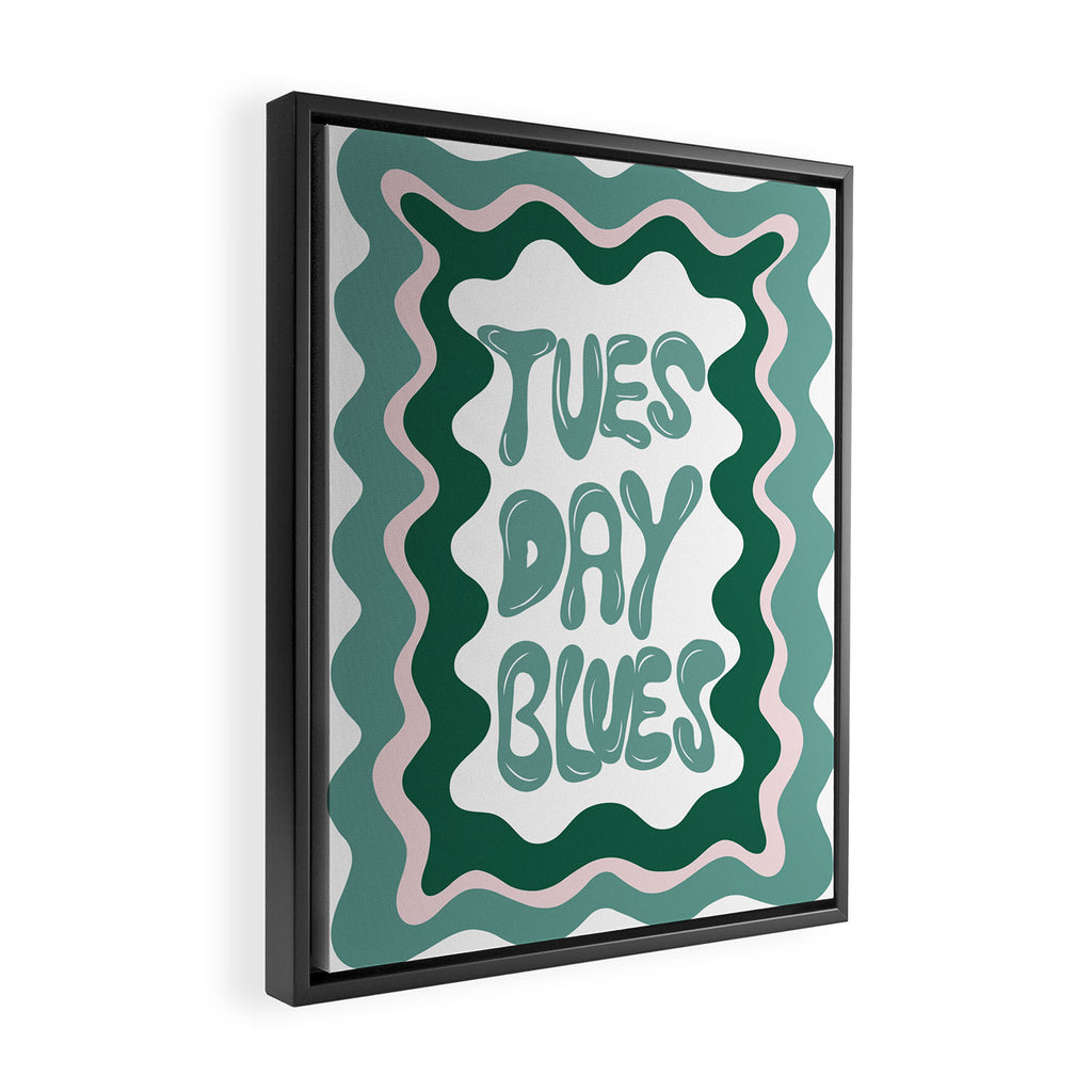 Tuesday-Blues Framed Canvas Print Gallery Image 2