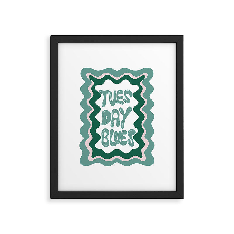 Tuesday-Blues Framed Art Print Gallery Image 5