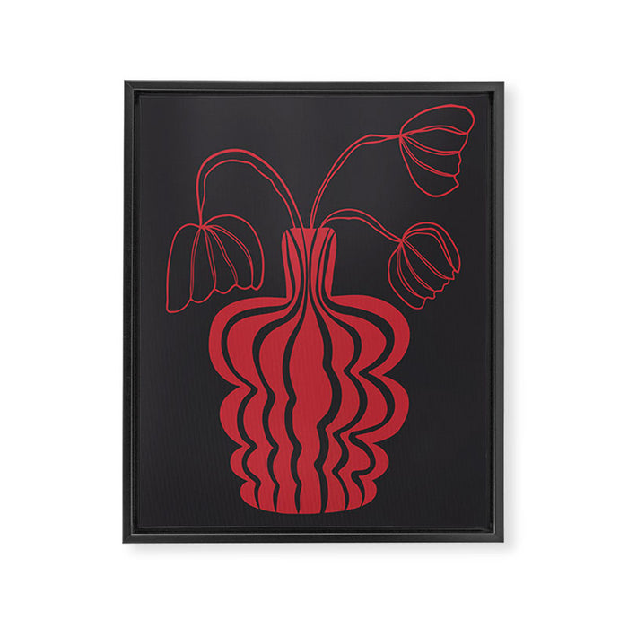 Tulip Night Framed Canvas Print Gallery Image 1