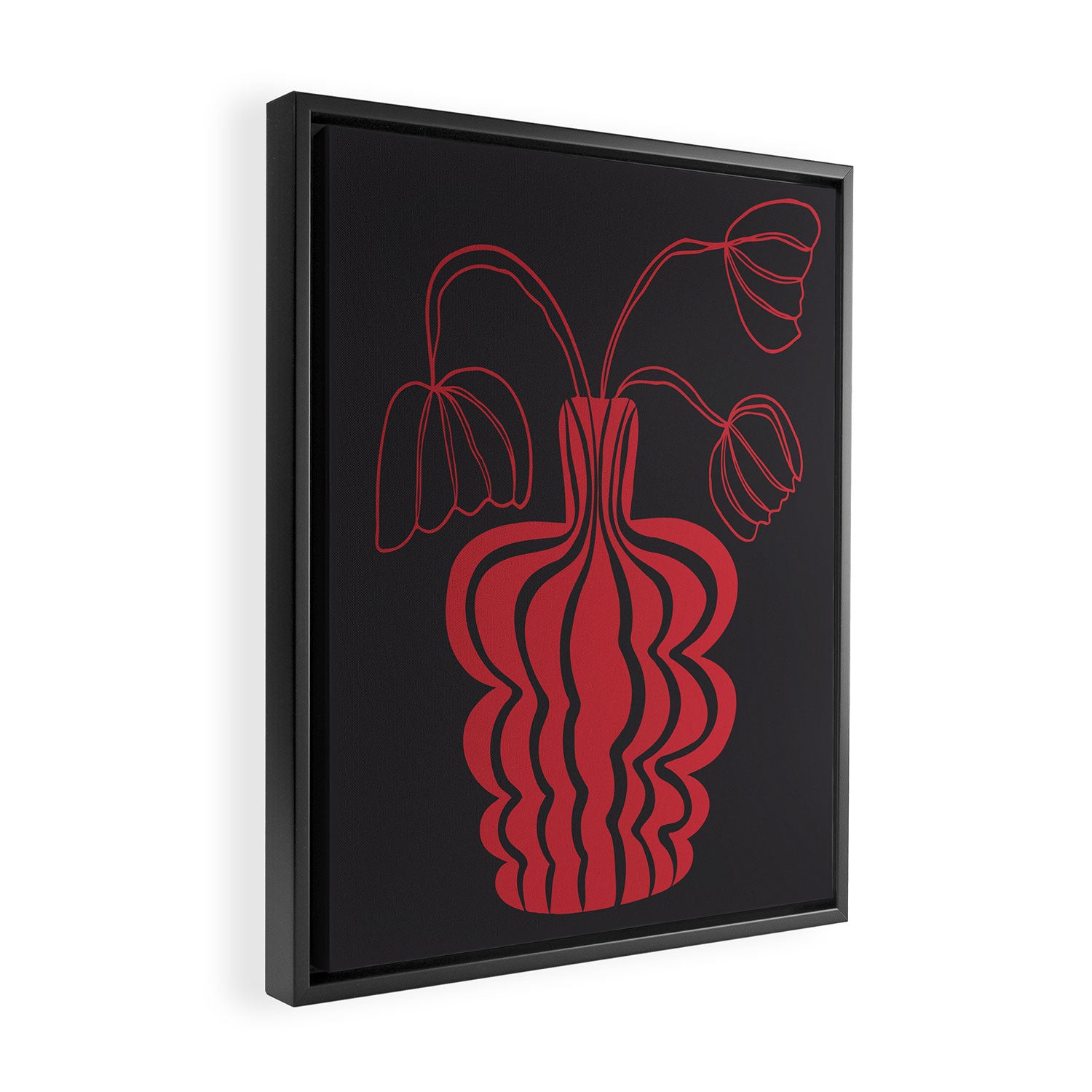 Tulip Night Framed Canvas Print Gallery Image 2
