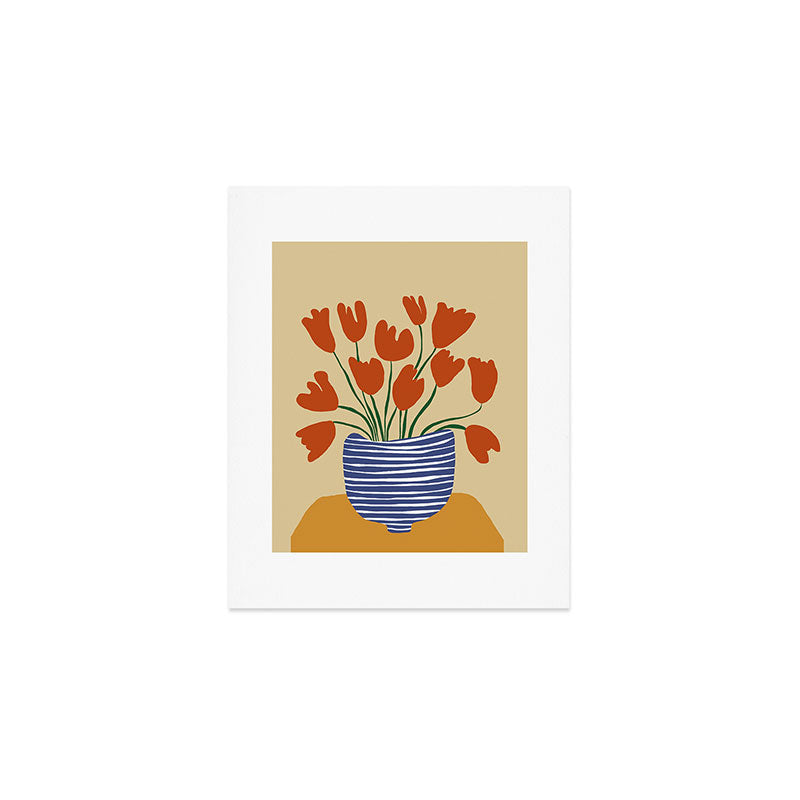 Tulip pot Art Print Gallery Image 1