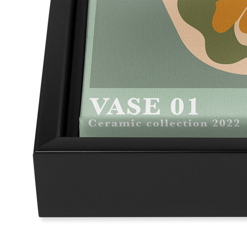 Vase 1 Framed Canvas Print Gallery Image 3