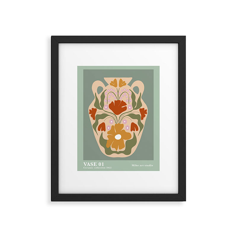 Vase 1 Framed Art Print Gallery Image 4