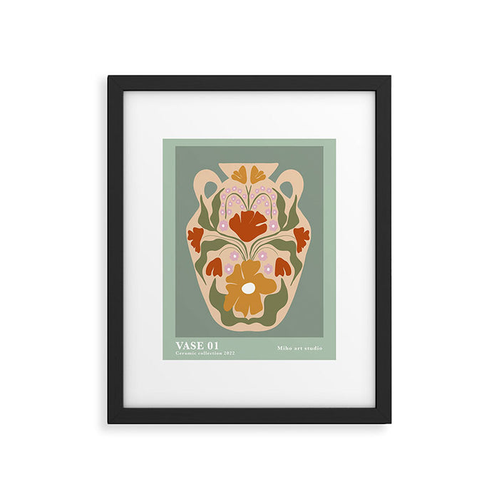 Vase 1 Framed Art Print Gallery Image 1