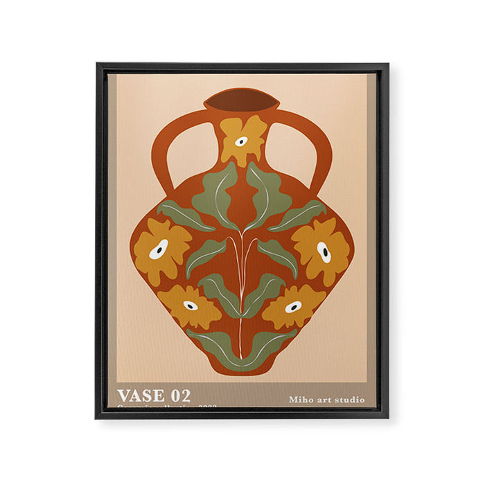 Vase 2 Framed Canvas Print Gallery Image 1