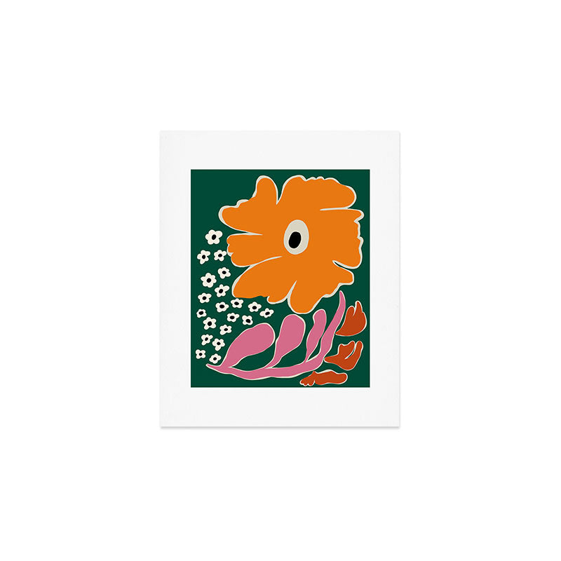 Vibrant bold tropical  Art Print Gallery Image 1