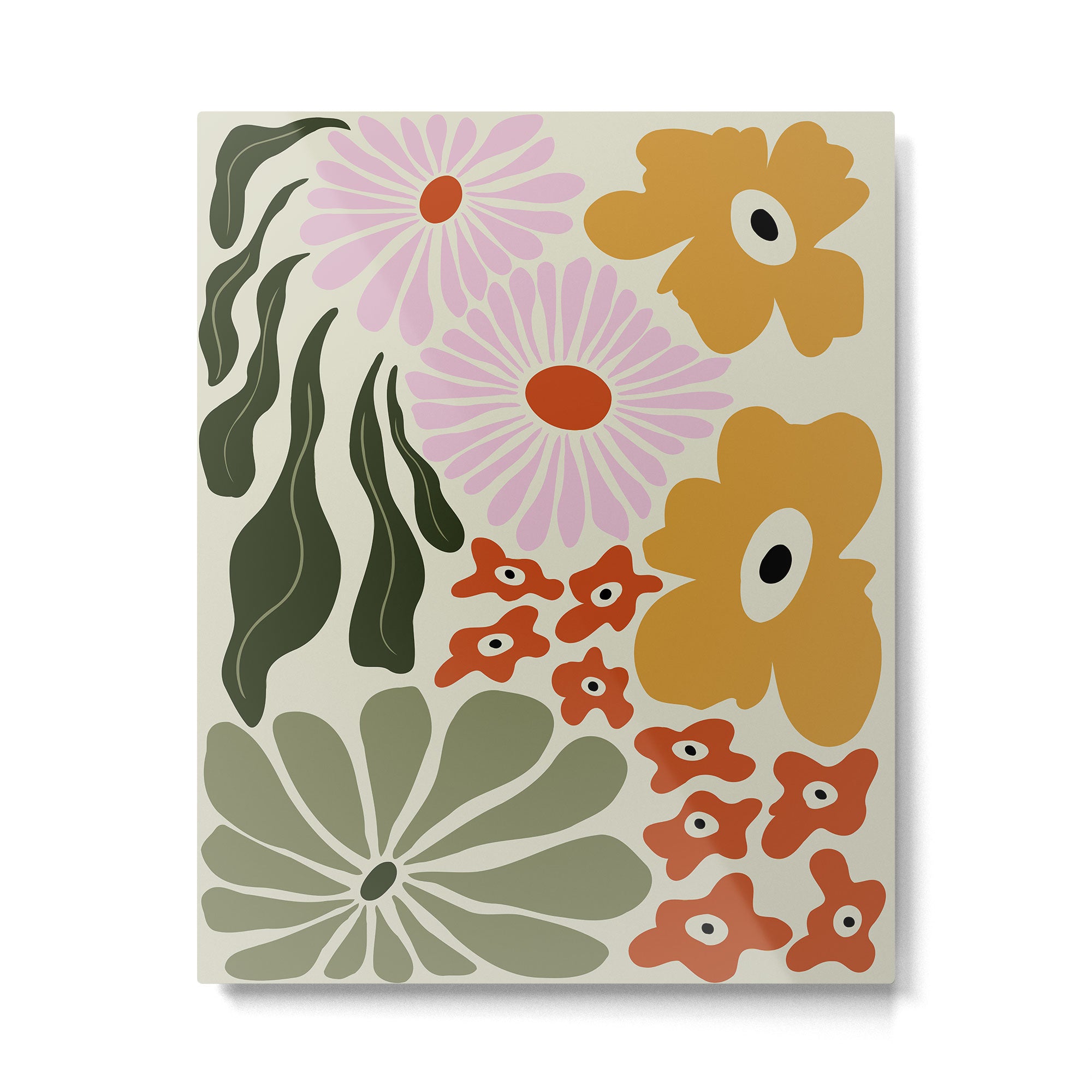 Vintage Floral Dreamscape Metal Print Gallery Image 4