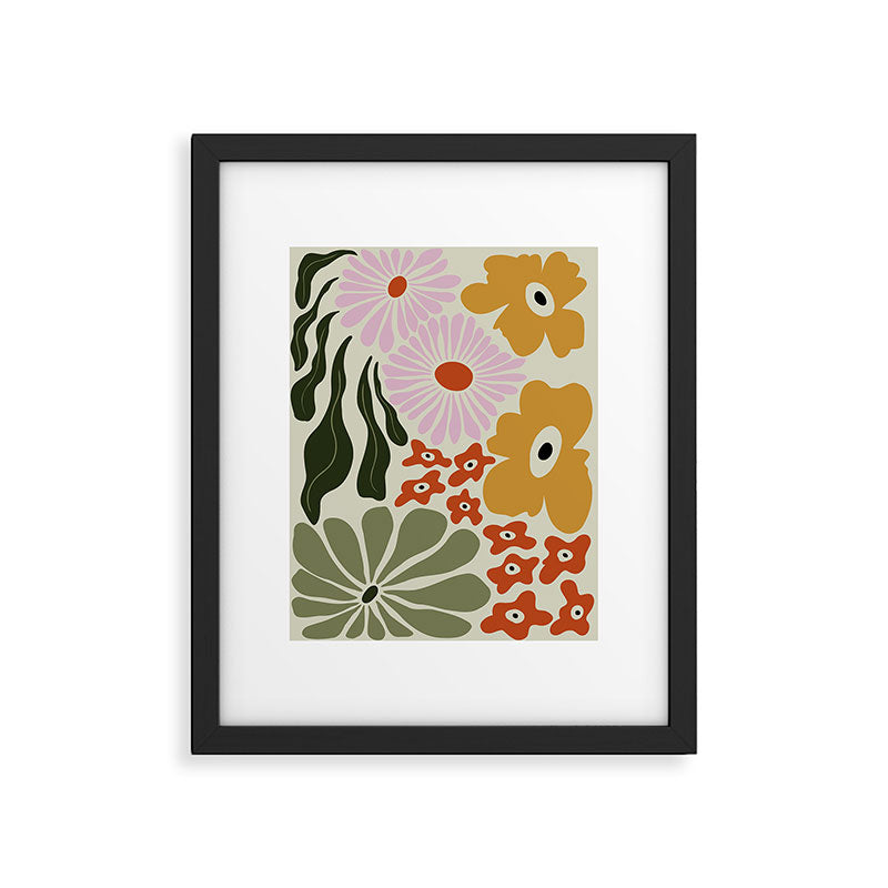 Vintage Floral Dreamscape Framed Art Print Gallery Image 5