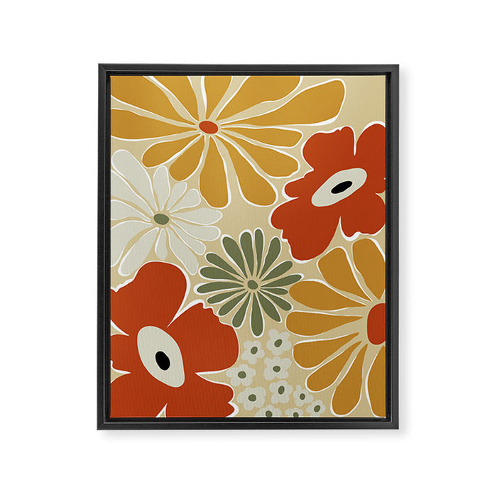 Vintage Vibes Framed Canvas Print Gallery Image 1