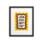 Wednesday- joy Framed Art Print Gallery Image 5