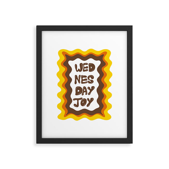 Wednesday- joy Framed Art Print Gallery Image 1