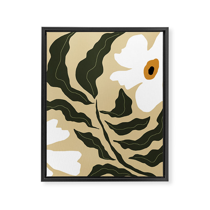 White daisy  Framed Canvas Print Gallery Image 8