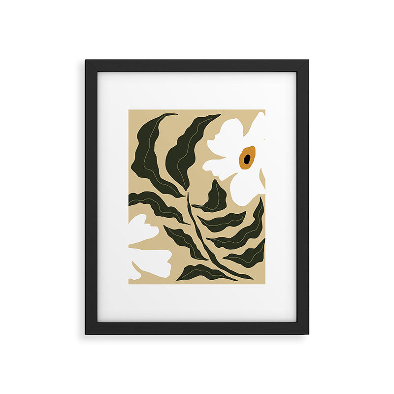 White daisy  Framed Art Print Gallery Image 6