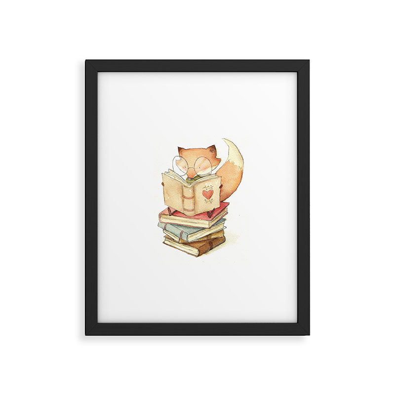 Book Lover Framed Art Print Gallery Image 4