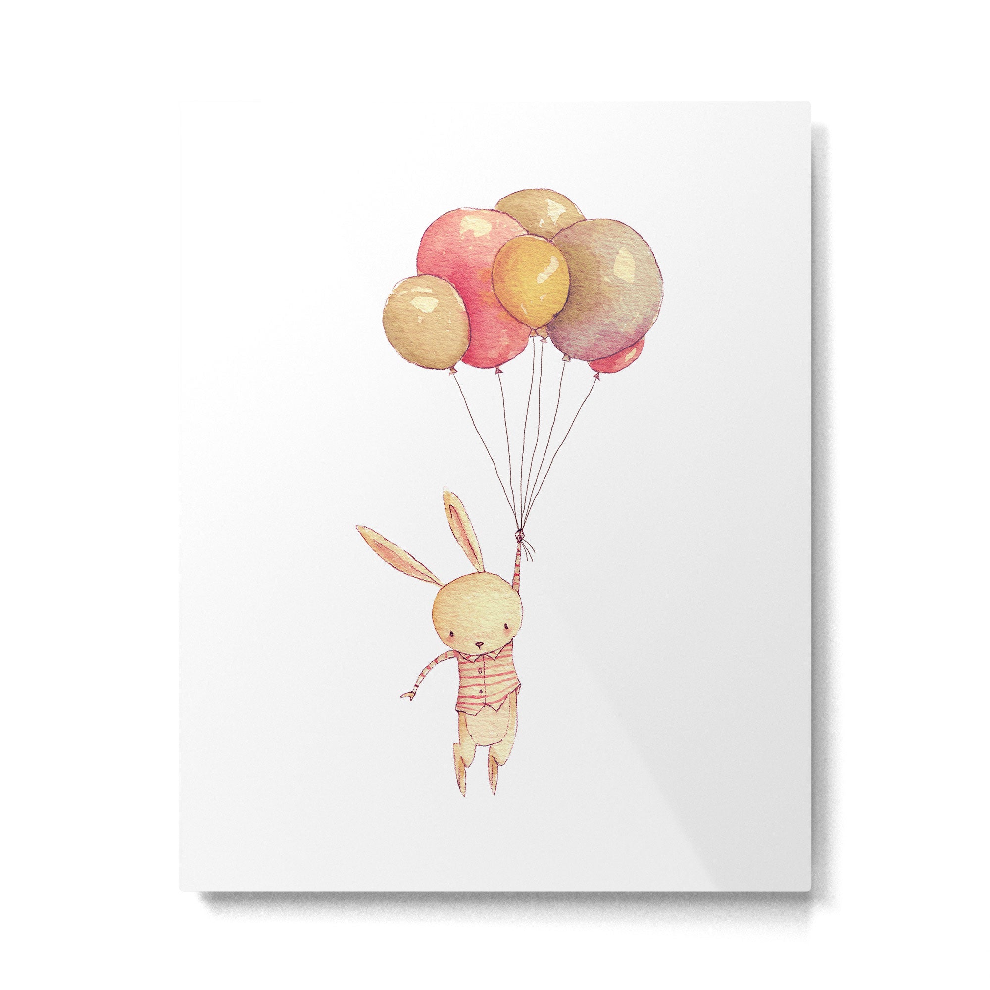 Flying Bunny Metal Print Gallery Image 4