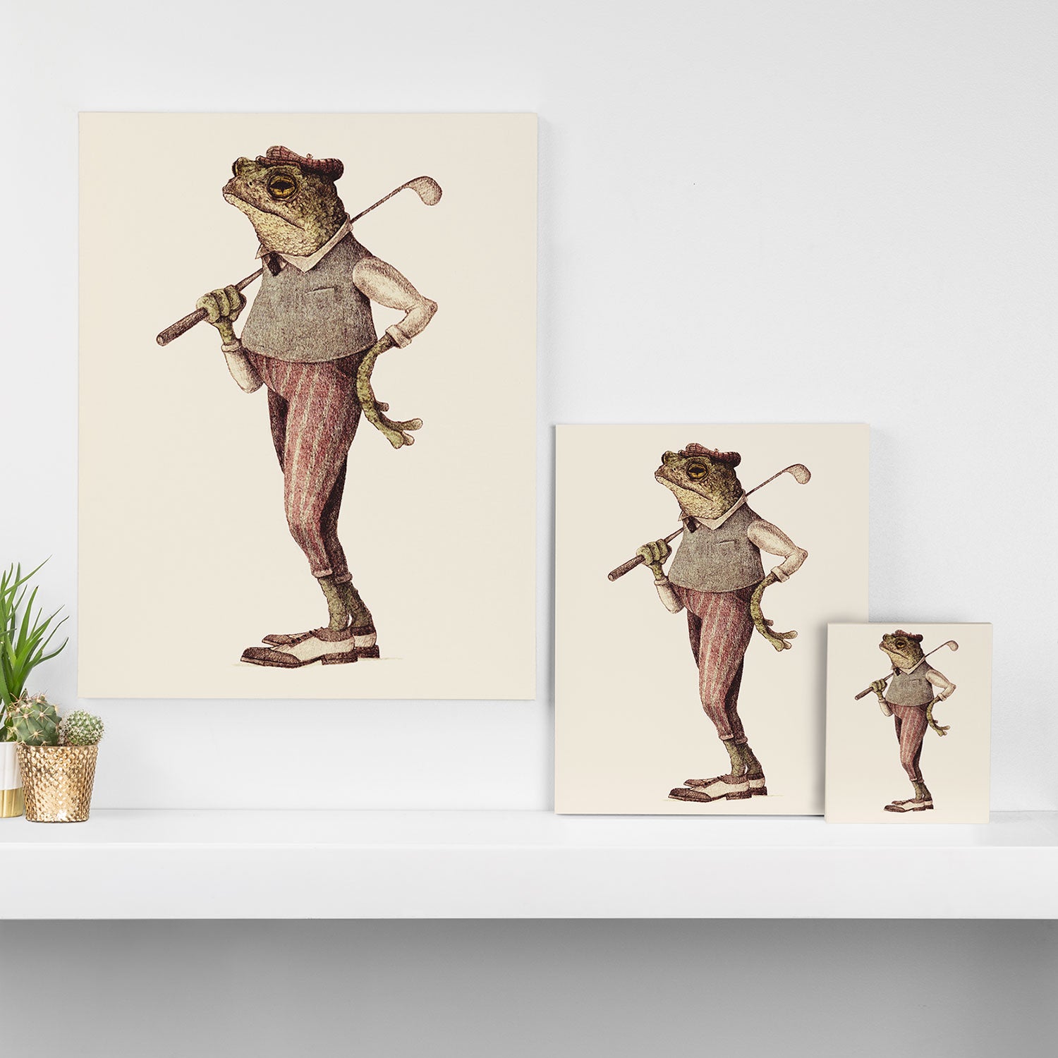 Frog Swing II Canvas Print Gallery Image 3