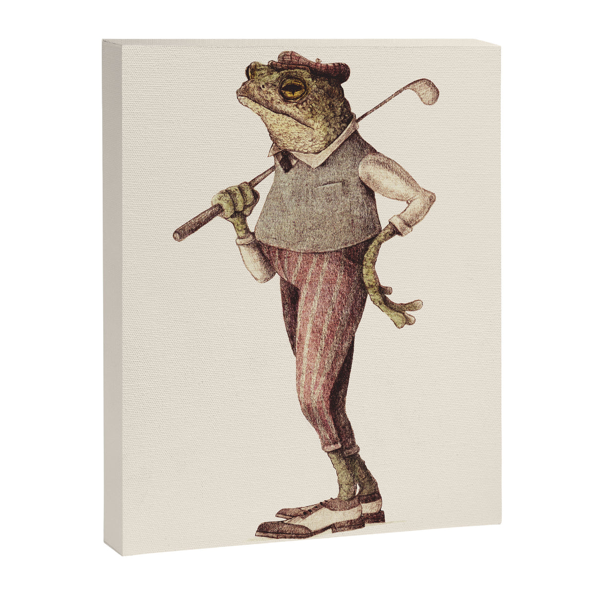 Frog Swing II Canvas Print Gallery Image 6