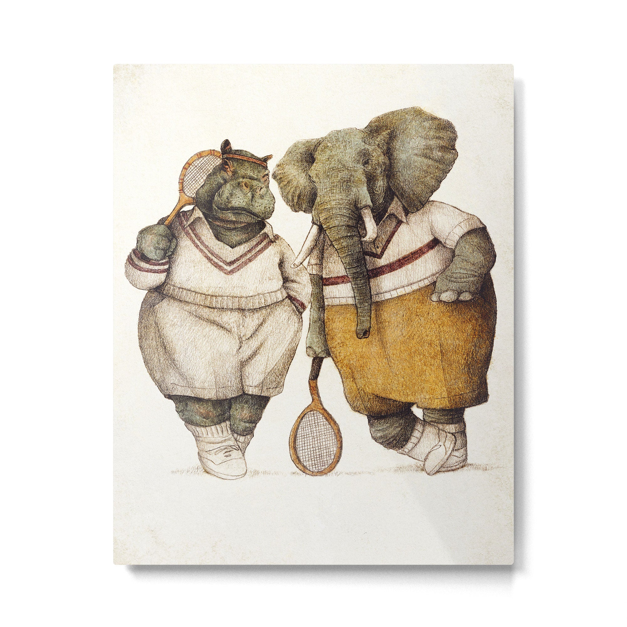 Gentlemen of the Court Metal Print Gallery Image 4