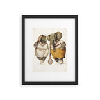 Gentlemen of the Court Framed Art Print Gallery Image 5