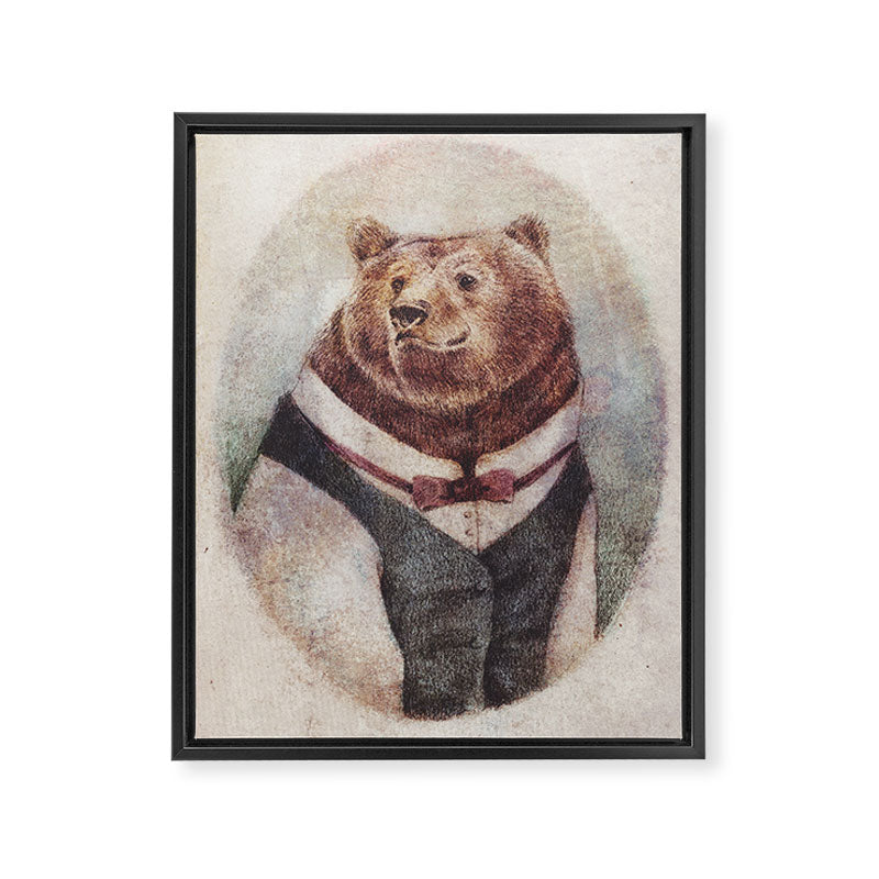 Old Gentleman Framed Canvas Print Gallery Image 6