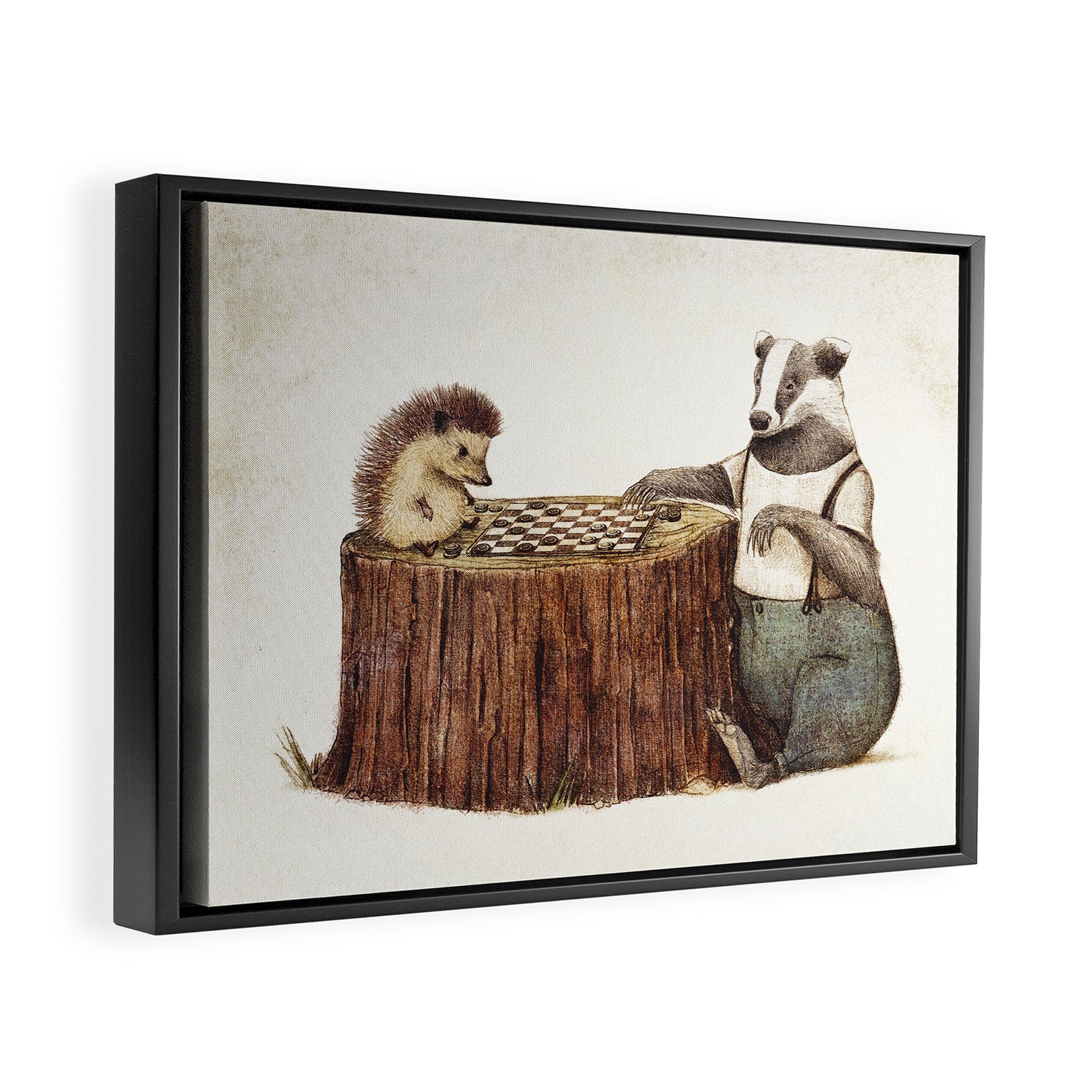 Playtime II Framed Canvas Print Gallery Image 2