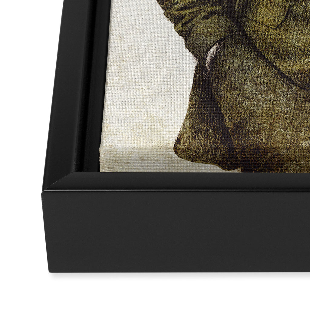 The Fox Framed Canvas Print Gallery Image 3