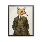 The Fox Framed Canvas Print Gallery Image 6