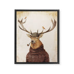 Thinking Wild Framed Canvas Print Gallery Image 6