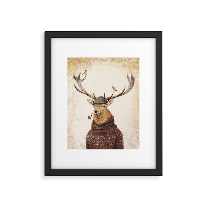 Thinking Wild Framed Art Print Gallery Image 5